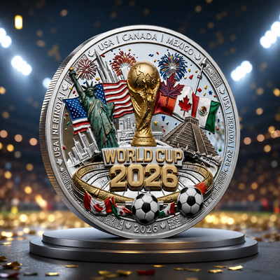 2026 World Cup Commemorative Coin Collectible Gift for Fans Coin GradoCreations