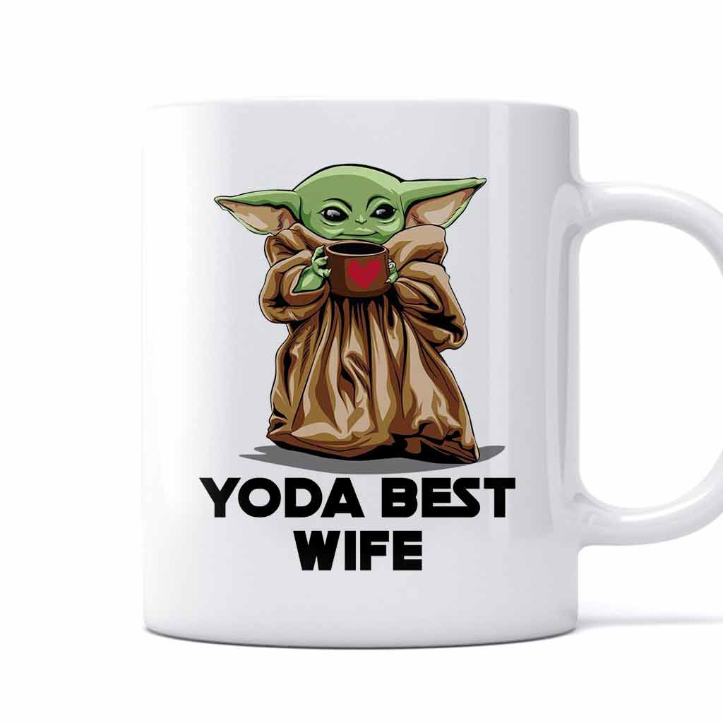 Personalized Yoda Best Wife Mug 11oz Gift for Her Mug GradoCreations