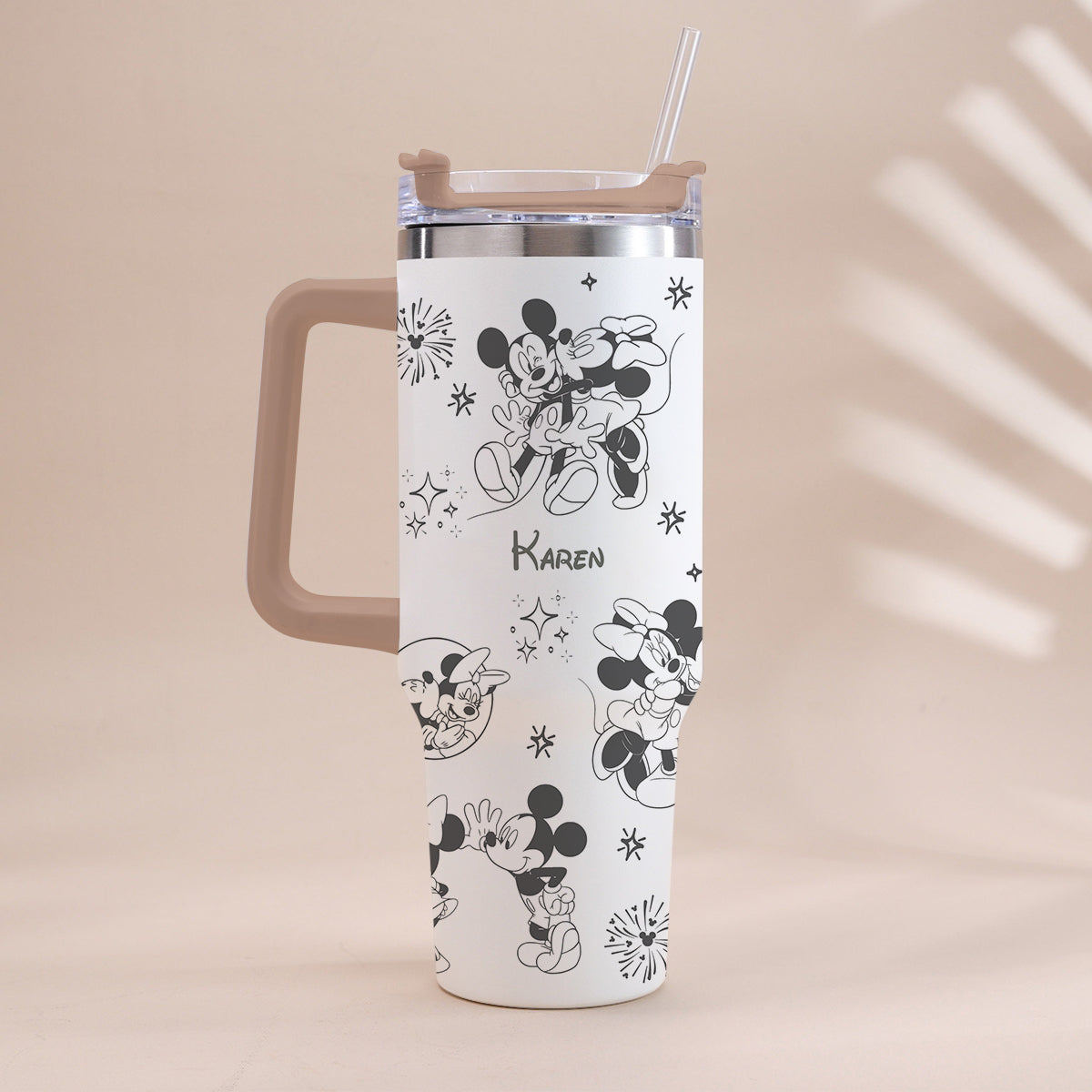 Personalized Mouse Tumbler with Handle Custom Name Gift for Kids Tumbler With Handle GradoCreations