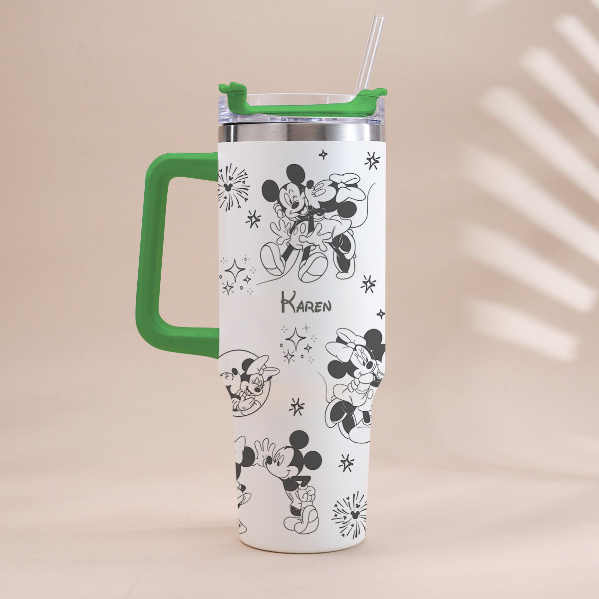Personalized Mouse Tumbler with Handle Custom Name Gift for Kids Tumbler With Handle GradoCreations