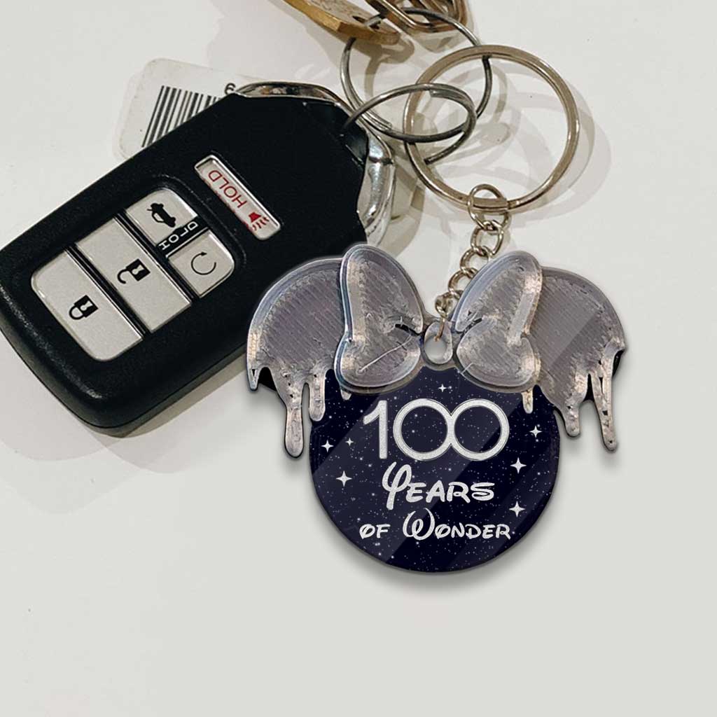 Personalized 100 Years of Wonder Wood Keychain Custom Gift Keychain GradoCreations