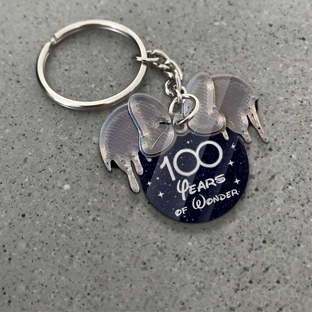 Personalized 100 Years of Wonder Wood Keychain Custom Gift Keychain GradoCreations