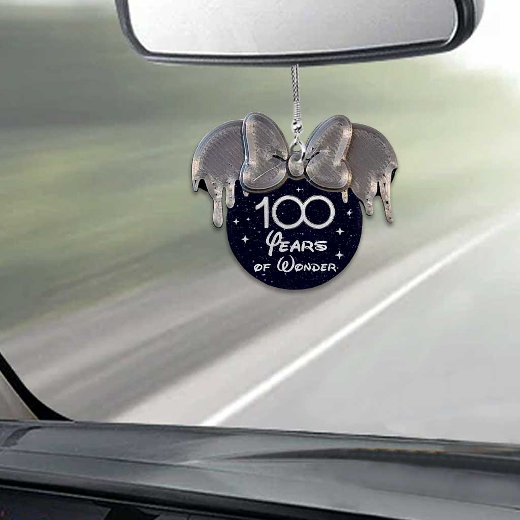 Personalized 100 Years of Wonder Mouse Car Ornament Custom Gift Car Ornament GradoCreations
