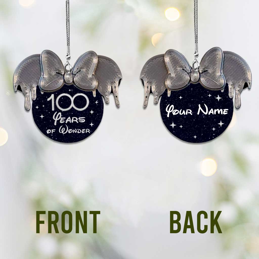 Personalized 100 Years of Wonder Mouse Car Ornament Custom Gift Car Ornament GradoCreations