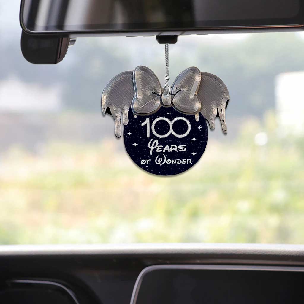 Personalized 100 Years of Wonder Mouse Car Ornament Custom Gift Car Ornament GradoCreations