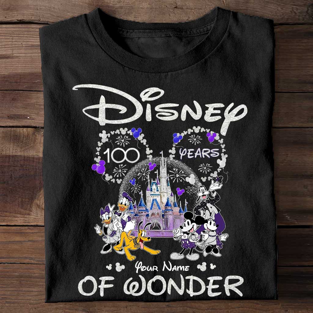 Personalized Disney 100 Years T-shirt & Hoodie Gift for Kids T-shirt & Hoodie GradoCreations