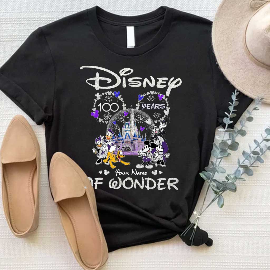 Personalized Disney 100 Years T-shirt & Hoodie Gift for Kids T-shirt & Hoodie GradoCreations