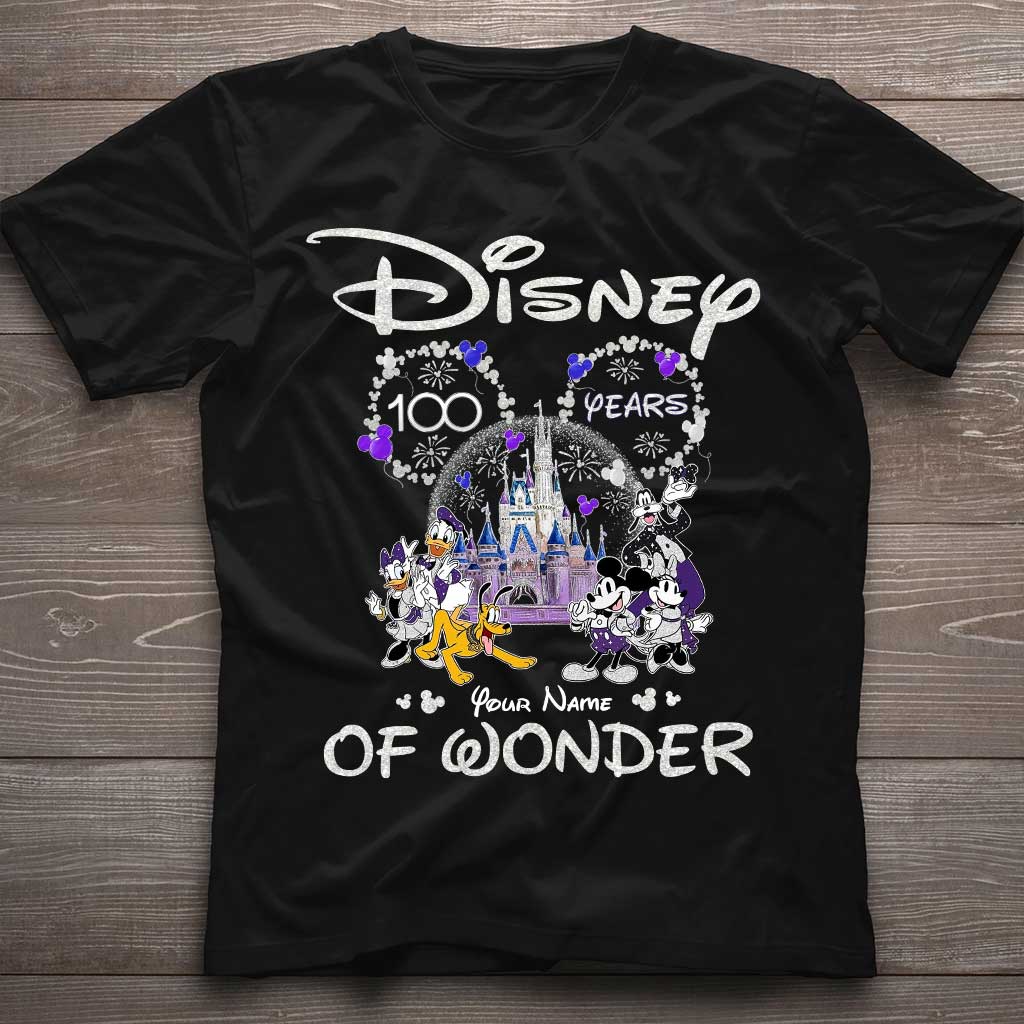 Personalized Disney 100 Years T-shirt & Hoodie Gift for Kids T-shirt & Hoodie GradoCreations