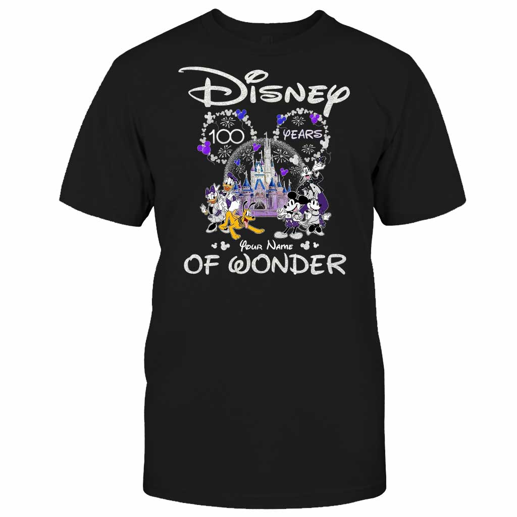 Personalized Disney 100 Years T-shirt & Hoodie Gift for Kids T-shirt & Hoodie GradoCreations