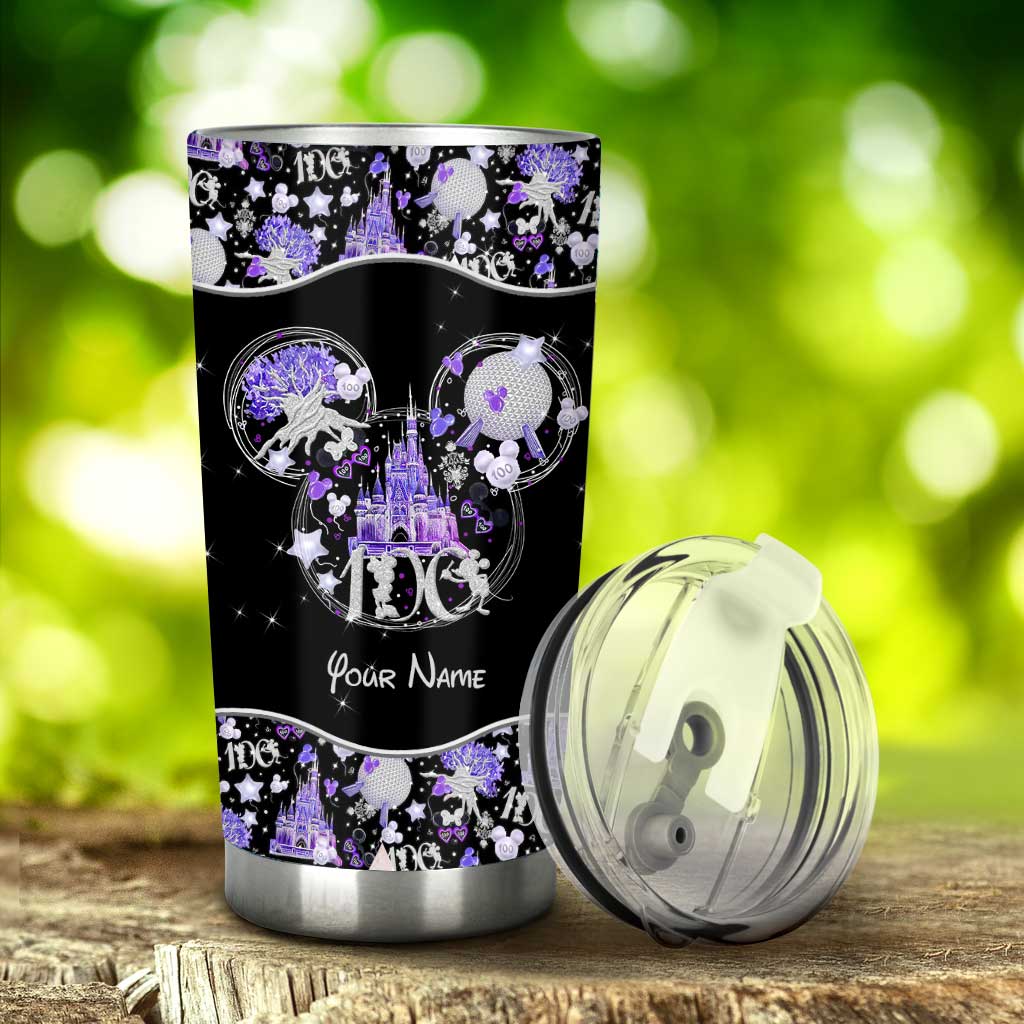 Personalized 100 Years of Wonder Tumbler with Custom Name for Birthdays & Graduations Tumbler GradoCreations