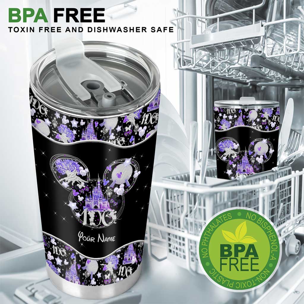 Personalized 100 Years of Wonder Tumbler with Custom Name for Birthdays & Graduations Tumbler GradoCreations