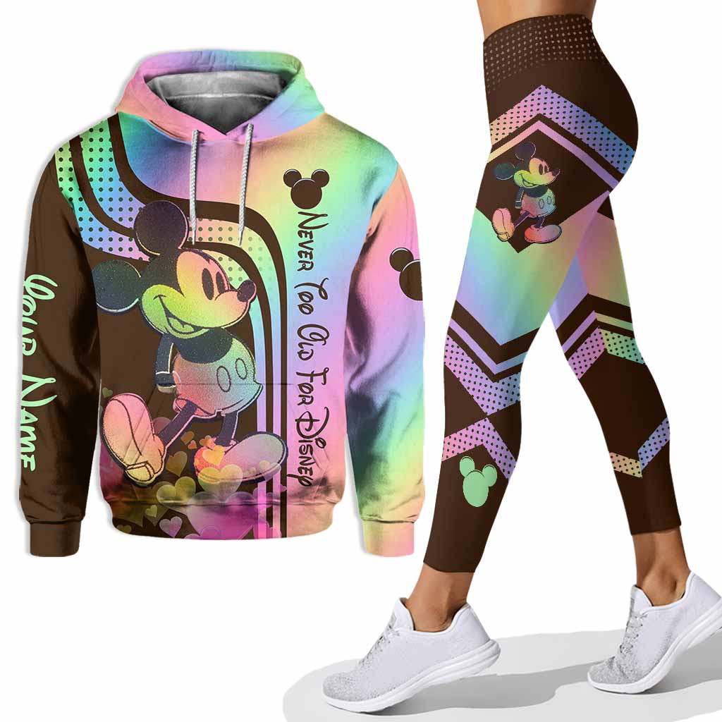 Personalized Mickey Mouse Hoodie and Leggings Gift for Disney Fans Hoodie & Leggings GradoCreations