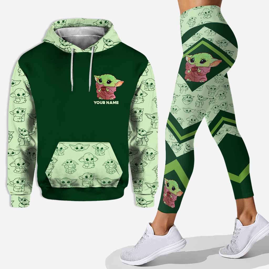 Personalized Hoodie and Leggings Custom Name Gift for Her Hoodie & Leggings GradoCreations