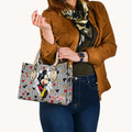 Personalized Mouse Leather Handbag Custom Name Gift for Mom Leather Handbag GradoCreations