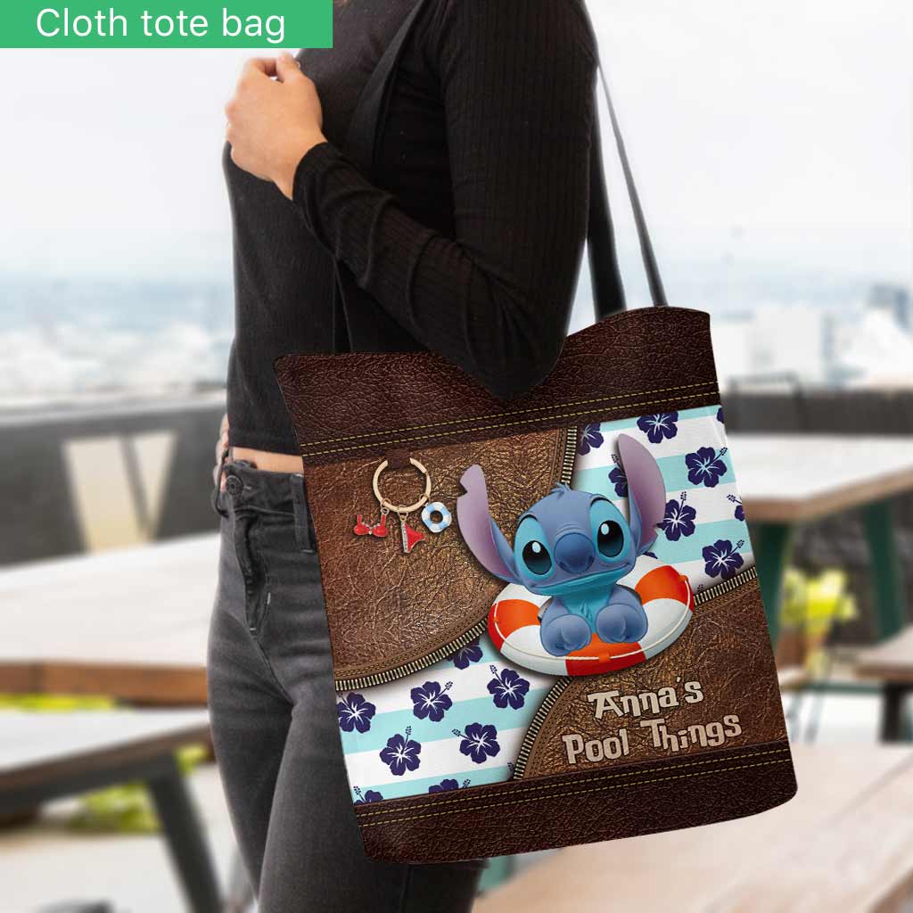 Personalized Ohana Tote Bag Custom Name Beach Day Gift Tote Bag GradoCreations