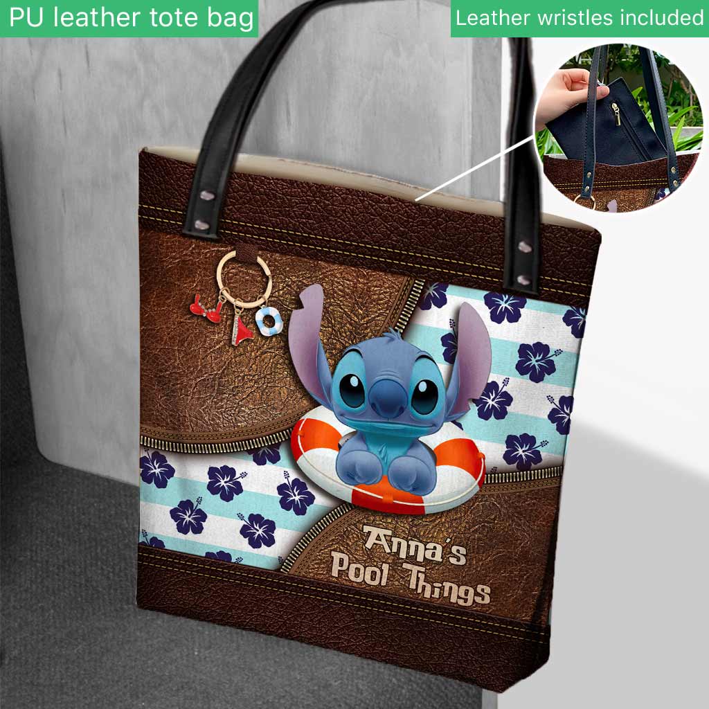 Personalized Ohana Tote Bag Custom Name Beach Day Gift Tote Bag GradoCreations