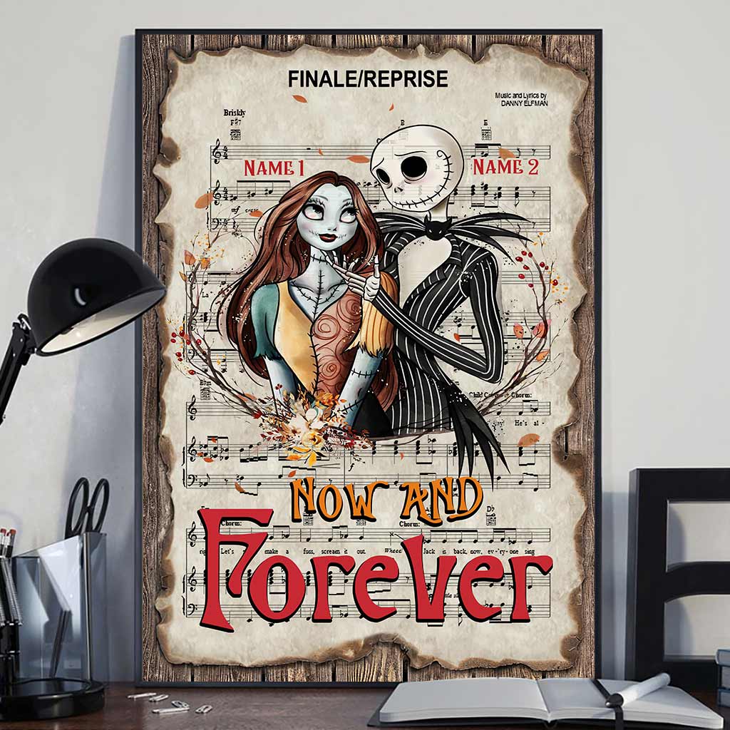 Personalized Nightmare Canvas Print Custom Names Gift for Couples Canvas and Poster GradoCreations