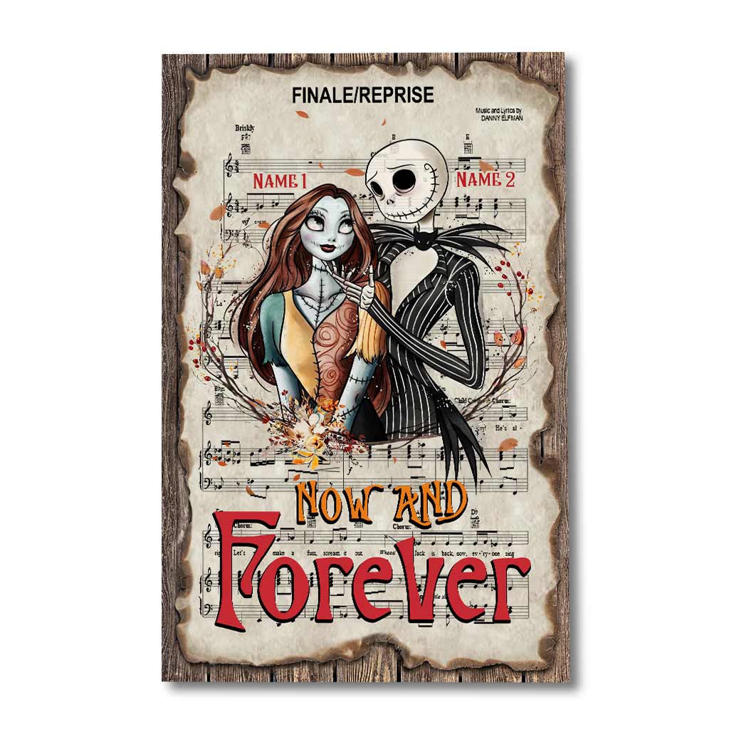 Personalized Nightmare Canvas Print Custom Names Gift for Couples Canvas and Poster GradoCreations