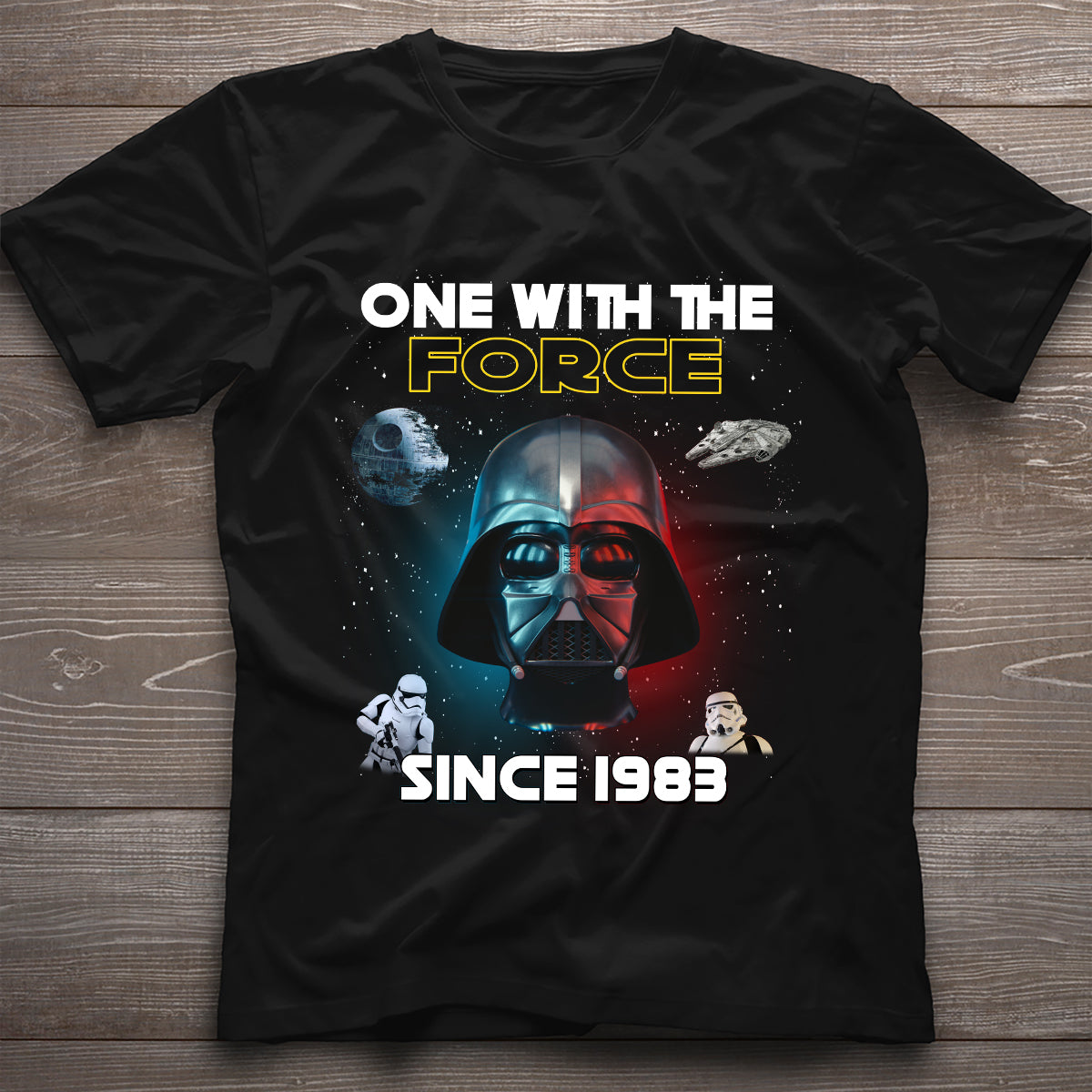 Personalized The Force T-shirt and Hoodie Custom Name Gift T-shirt & Hoodie GradoCreations