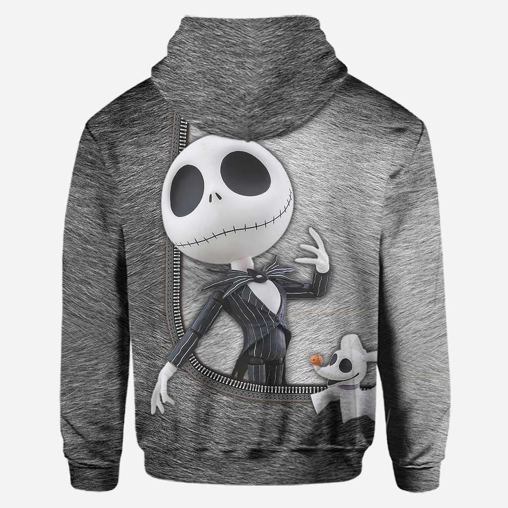 Personalized Nightmare Before Christmas Hoodie & Leggings Set Hoodie & Leggings GradoCreations