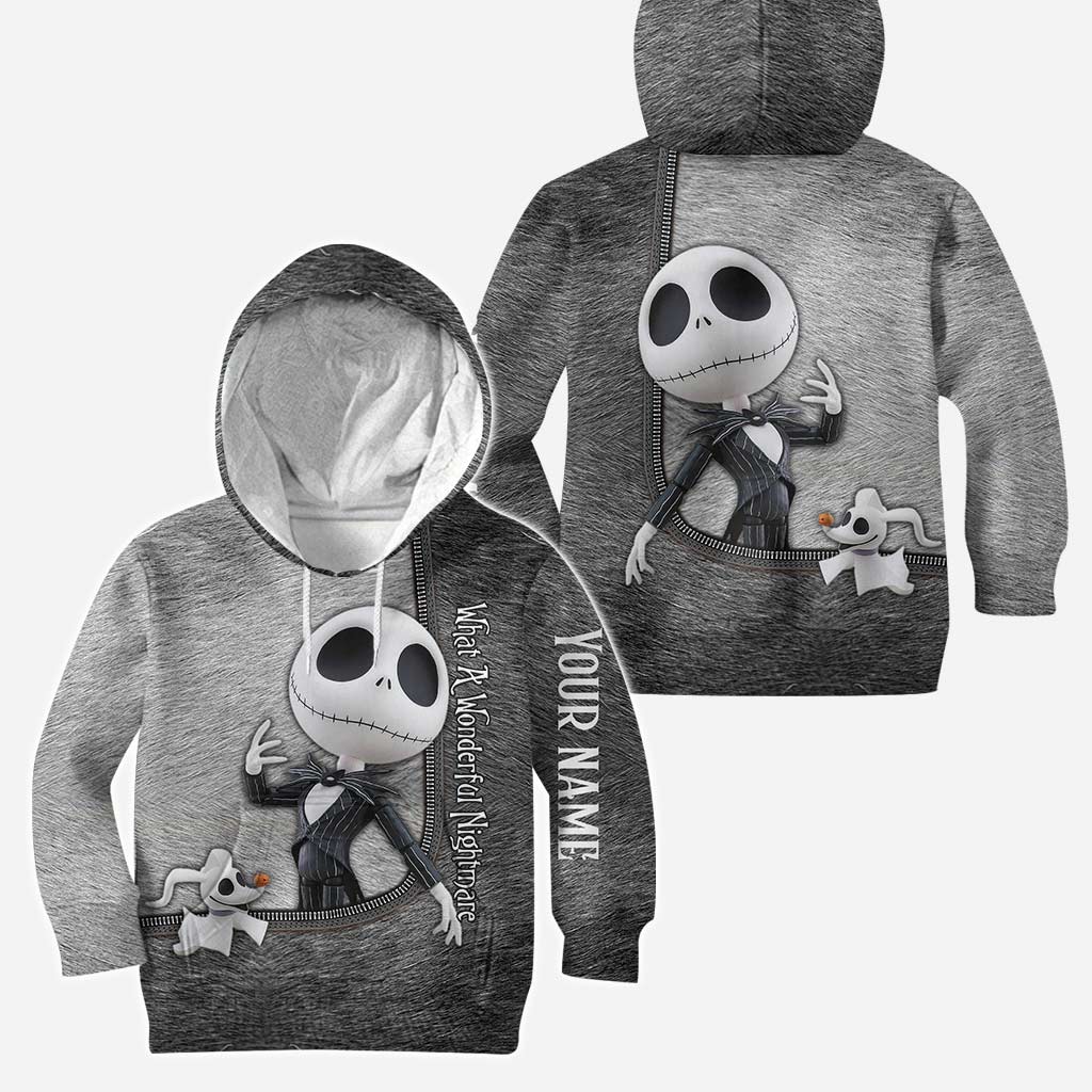 Personalized Nightmare Before Christmas Hoodie & Leggings Set Hoodie & Leggings GradoCreations