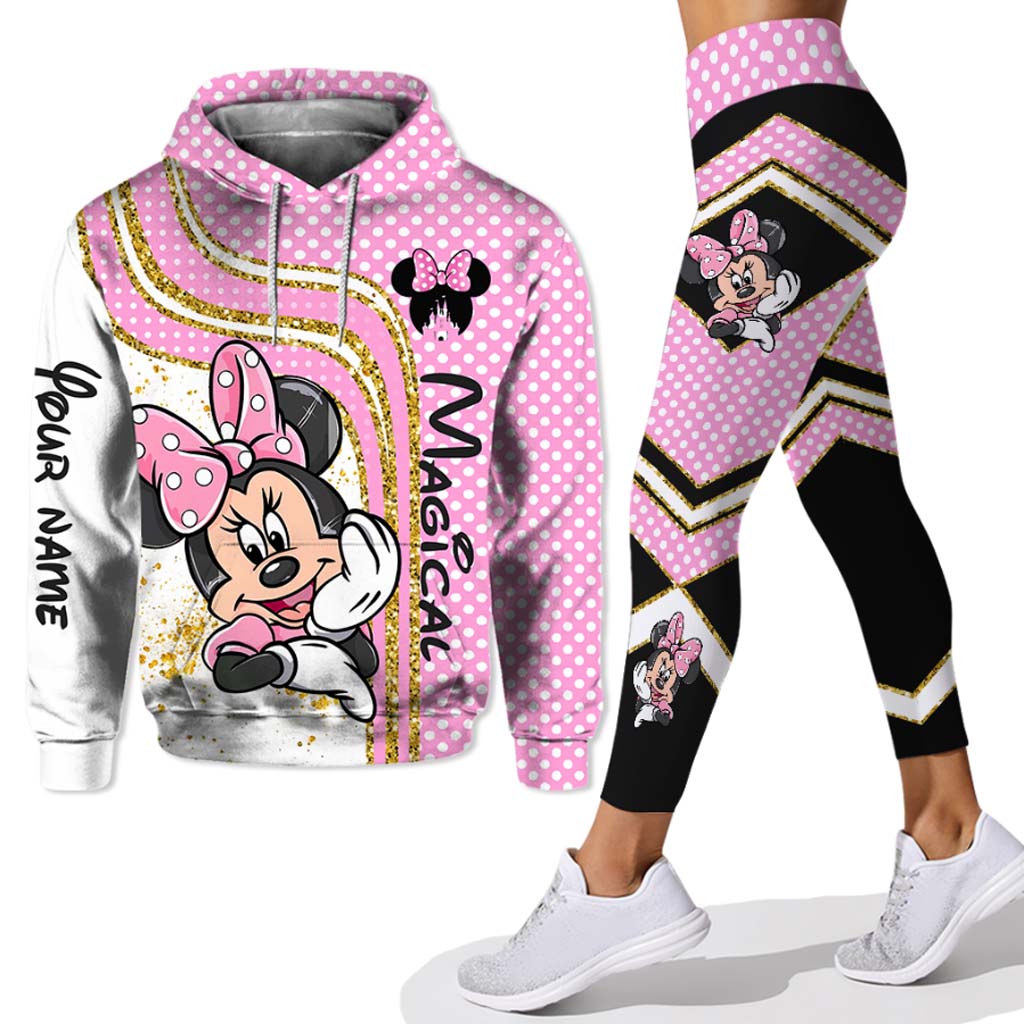 Personalized Mouse Ears Hoodie and Leggings Set Gift for Kids Hoodie & Leggings GradoCreations