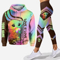 Personalized LGBT Support Hoodie and Leggings Custom Name Gift Hoodie & Leggings GradoCreations