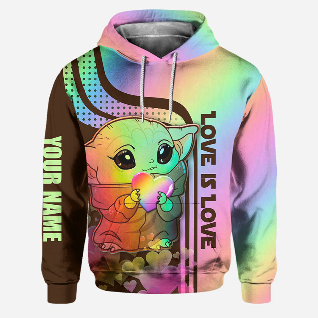 Personalized LGBT Support Hoodie and Leggings Custom Name Gift Hoodie & Leggings GradoCreations