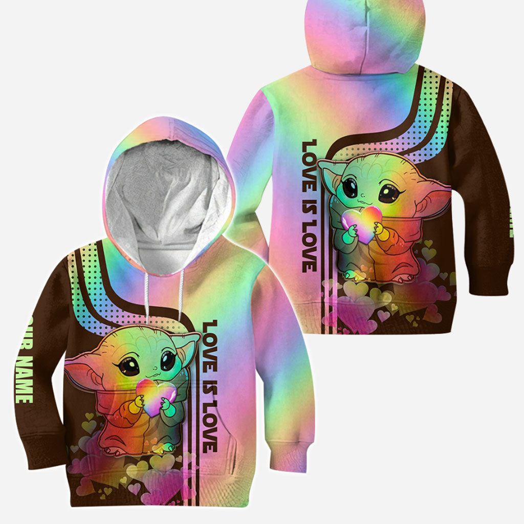 Personalized LGBT Support Hoodie and Leggings Custom Name Gift Hoodie & Leggings GradoCreations