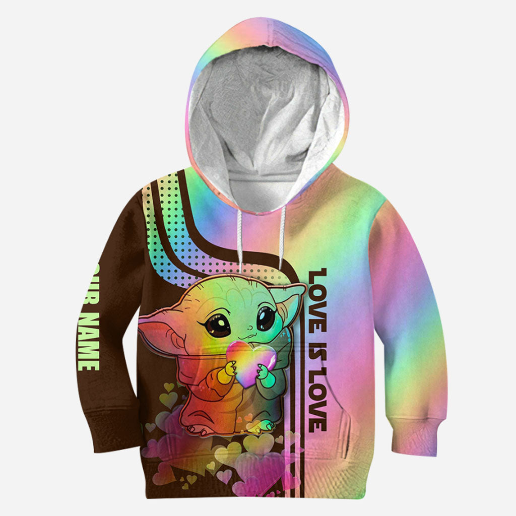 Personalized LGBT Support Hoodie and Leggings Custom Name Gift Hoodie & Leggings GradoCreations