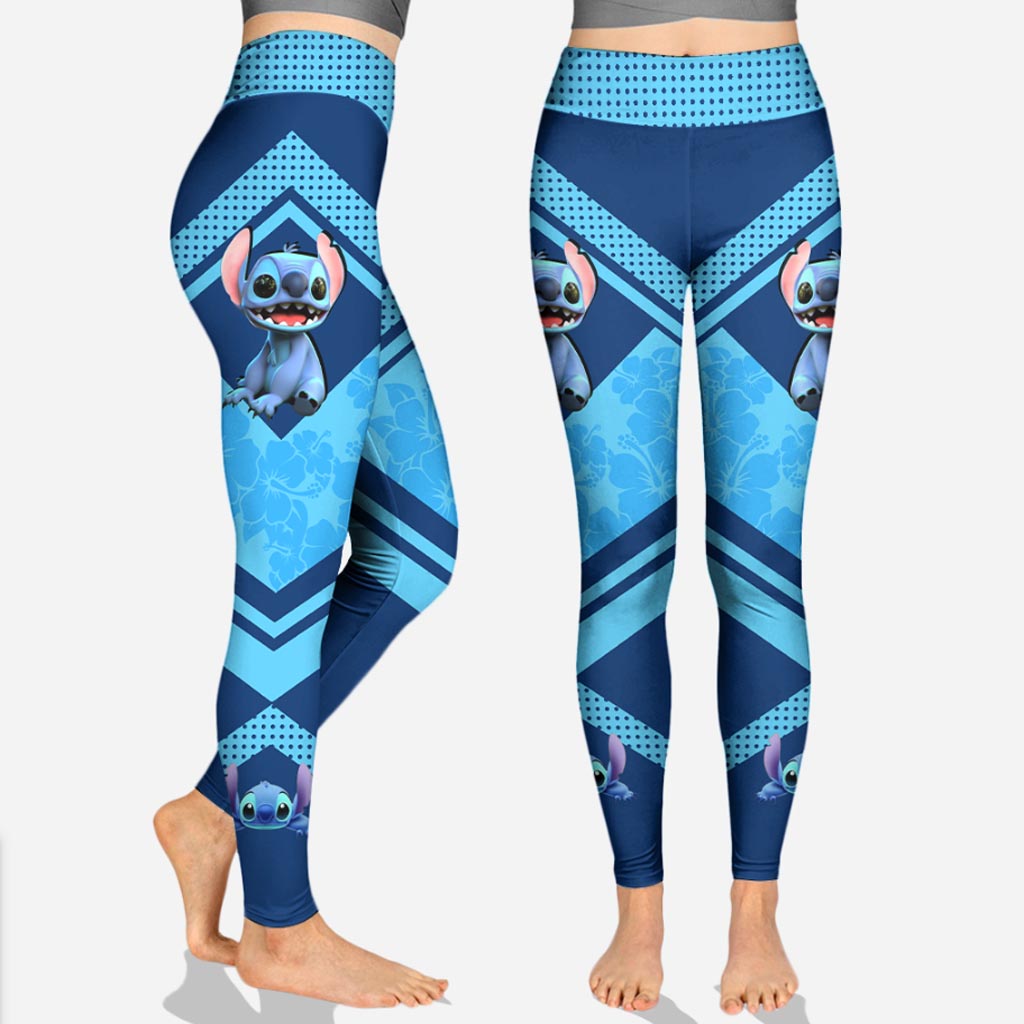 Personalized Stitch Hoodie and Leggings Set Custom Name Gift Hoodie & Leggings GradoCreations