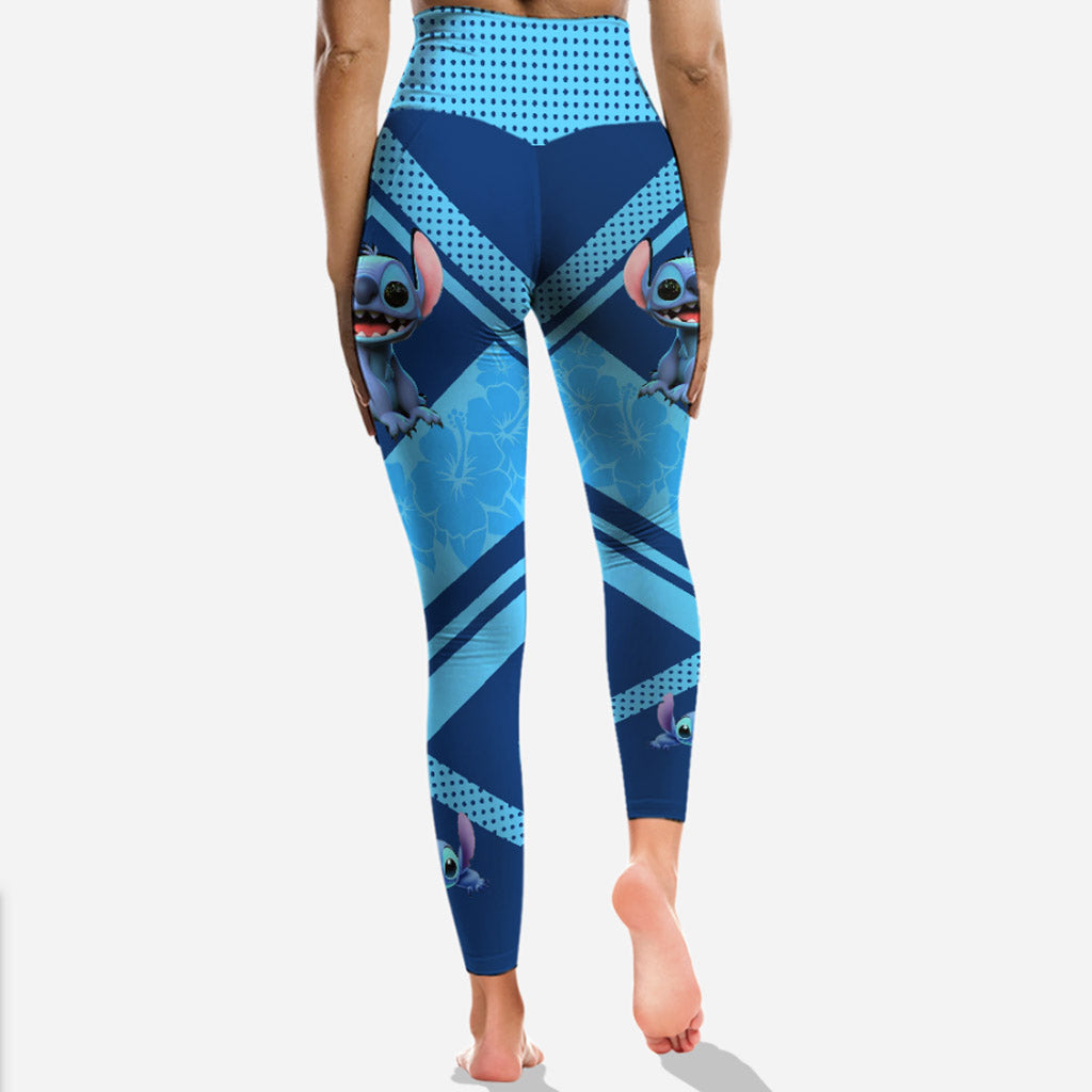 Personalized Stitch Hoodie and Leggings Set Custom Name Gift Hoodie & Leggings GradoCreations