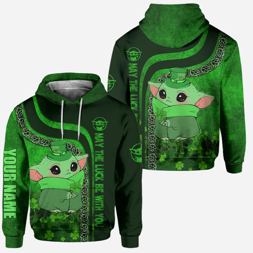 Personalized St. Patrick's Day Hoodie & Leggings Gift for Kids Hoodie & Leggings GradoCreations