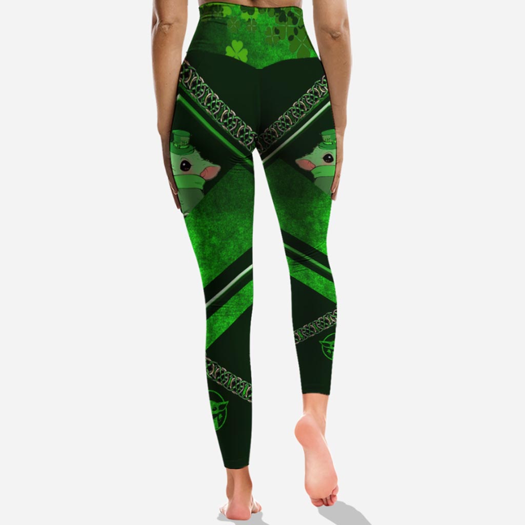 Personalized St. Patrick's Day Hoodie & Leggings Gift for Kids Hoodie & Leggings GradoCreations