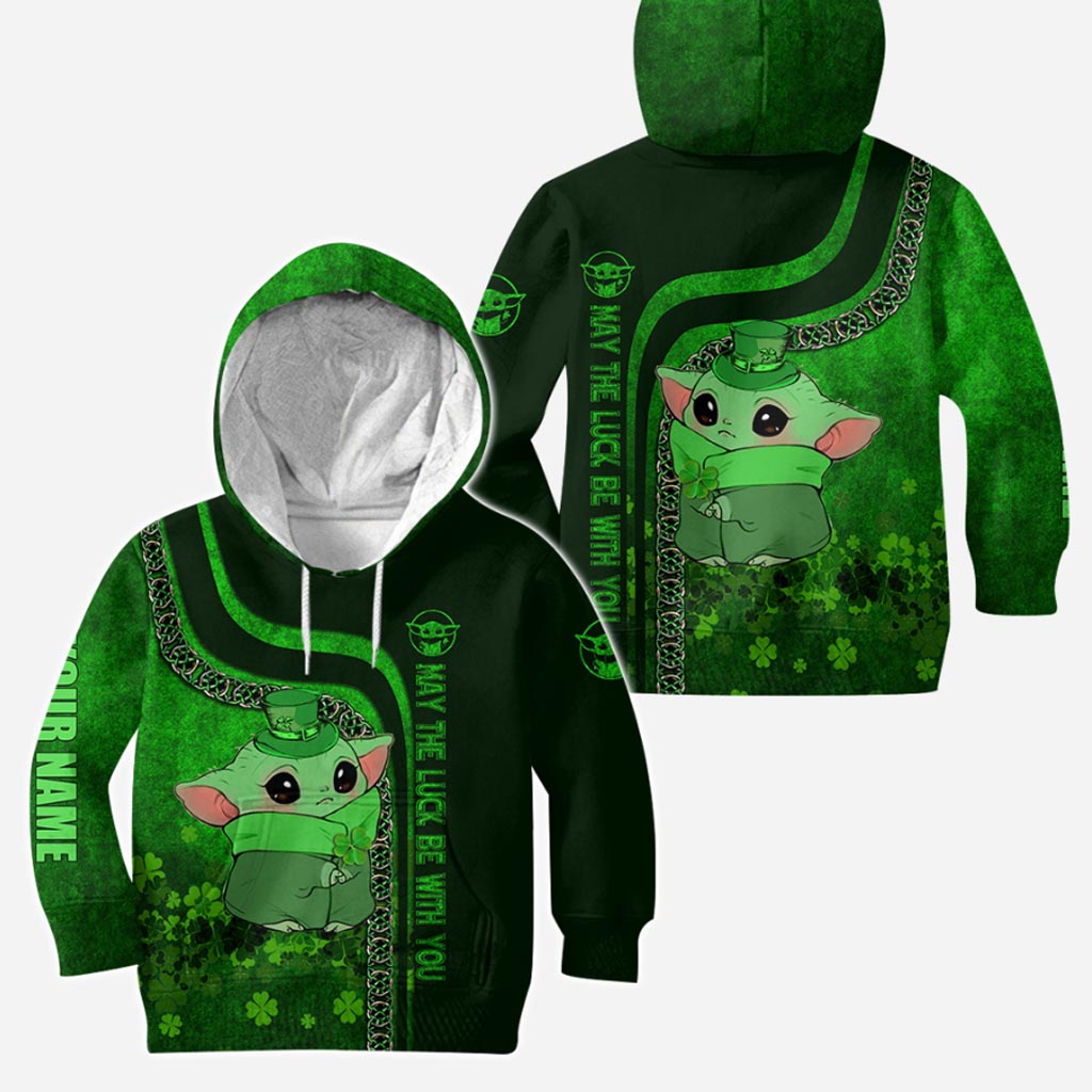 Personalized St. Patrick's Day Hoodie & Leggings Gift for Kids Hoodie & Leggings GradoCreations