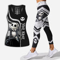 Personalized Hollow Tank Top & Leggings for Halloween | Custom Name Gift Hollow Tank & Leggings GradoCreations