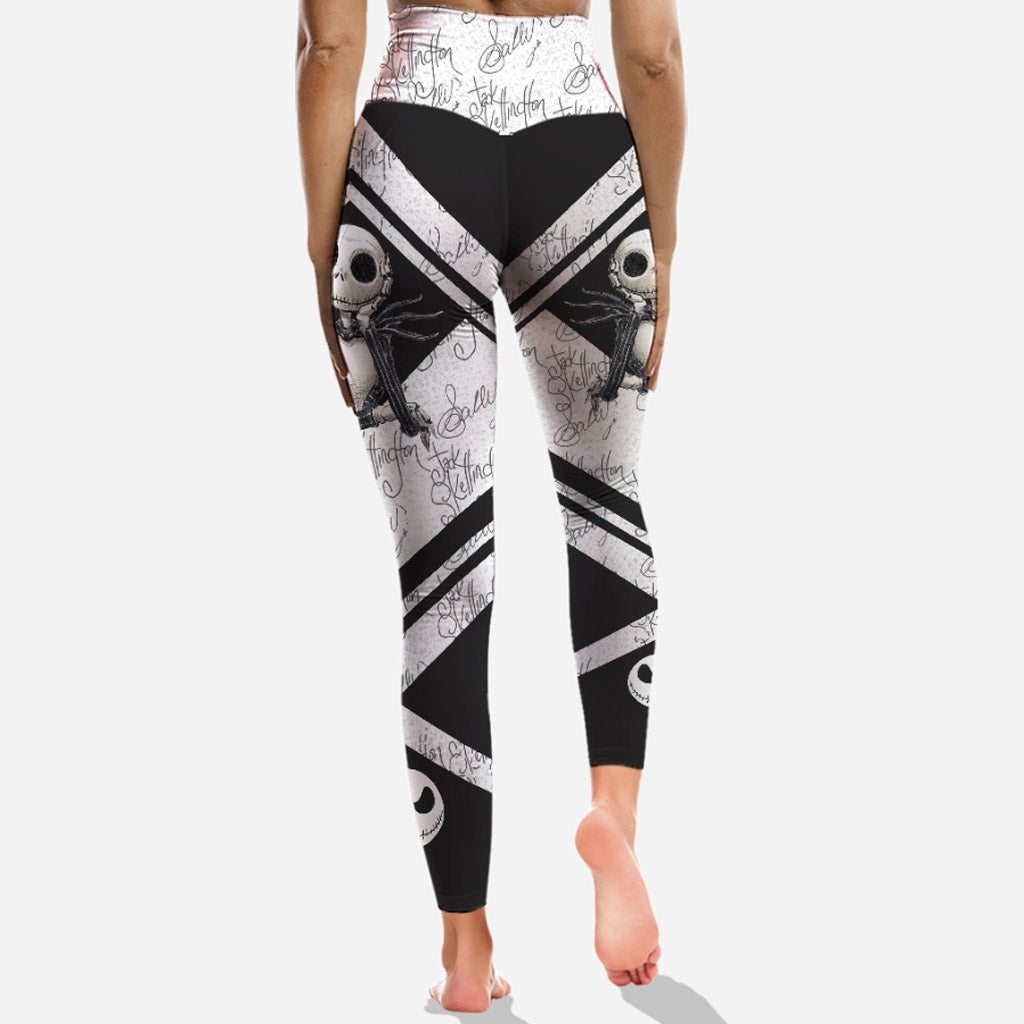 Personalized Hollow Tank Top & Leggings for Halloween | Custom Name Gift Hollow Tank & Leggings GradoCreations