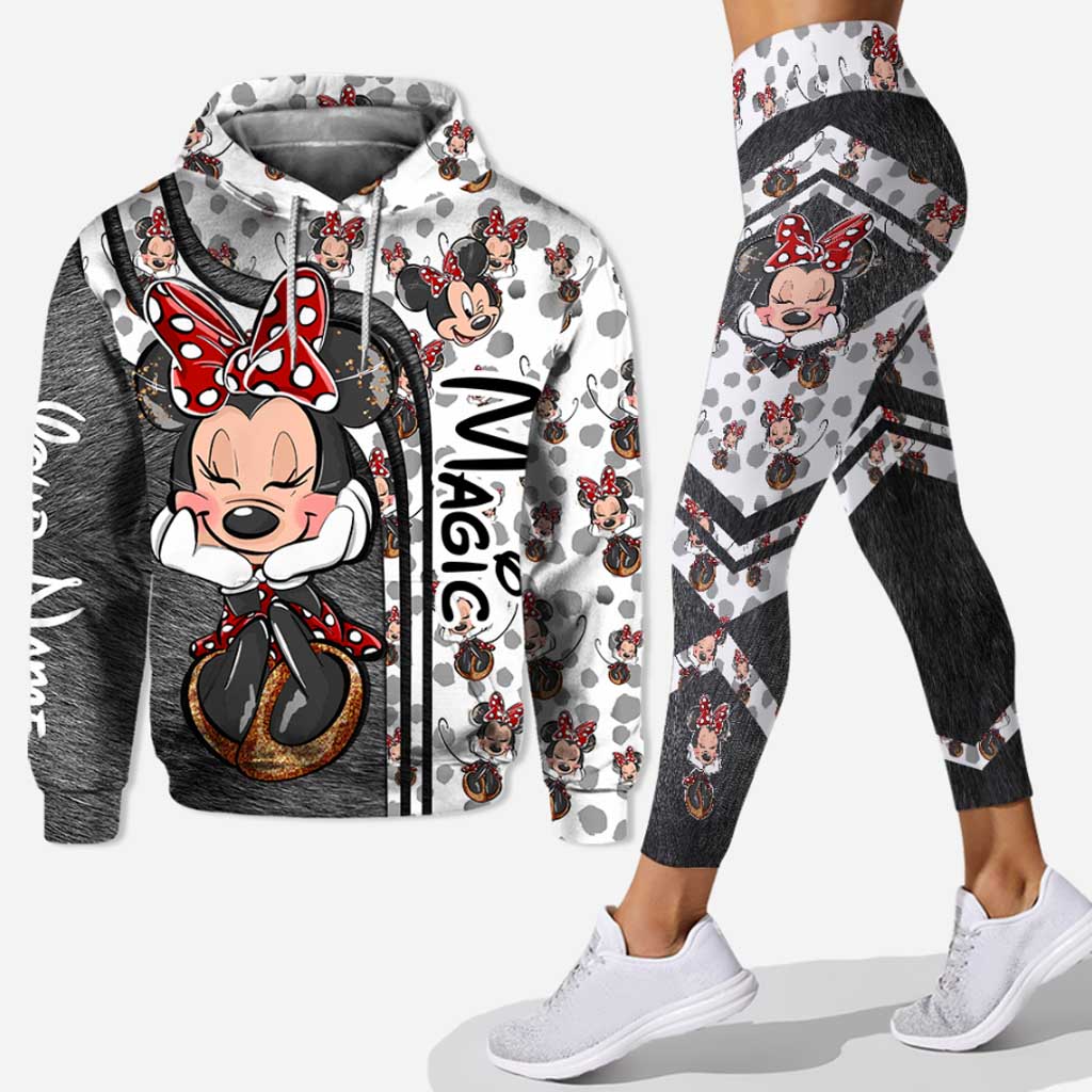 Personalized Mouse Hoodie and Leggings Set Gift for Mom Hoodie & Leggings GradoCreations