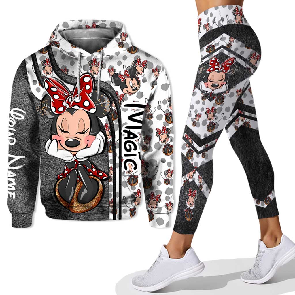 Personalized Mouse Hoodie and Leggings Set Gift for Mom Hoodie & Leggings GradoCreations