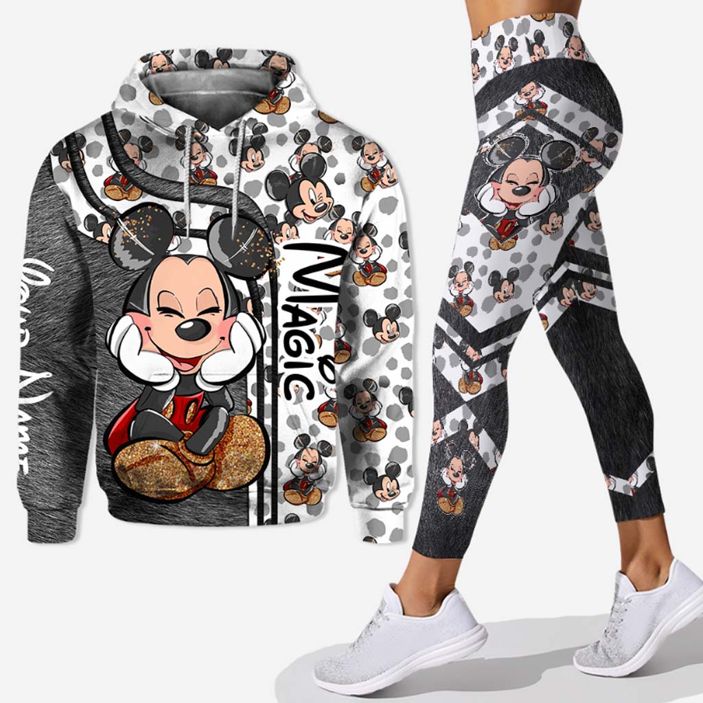 Personalized Disney Mouse Hoodie & Leggings Set Gift for Mom Hoodie & Leggings GradoCreations