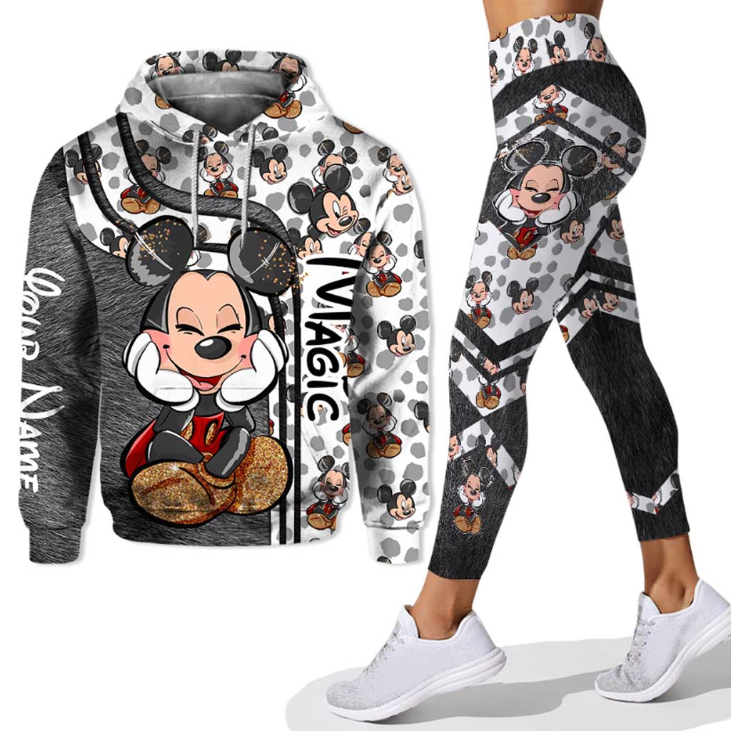 Personalized Disney Mouse Hoodie & Leggings Set Gift for Mom Hoodie & Leggings GradoCreations
