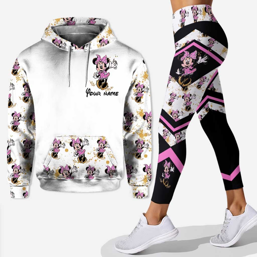 Personalized Mickey Mouse Hoodie and Leggings Set for Kids | Custom Name Gift Hoodie & Leggings GradoCreations