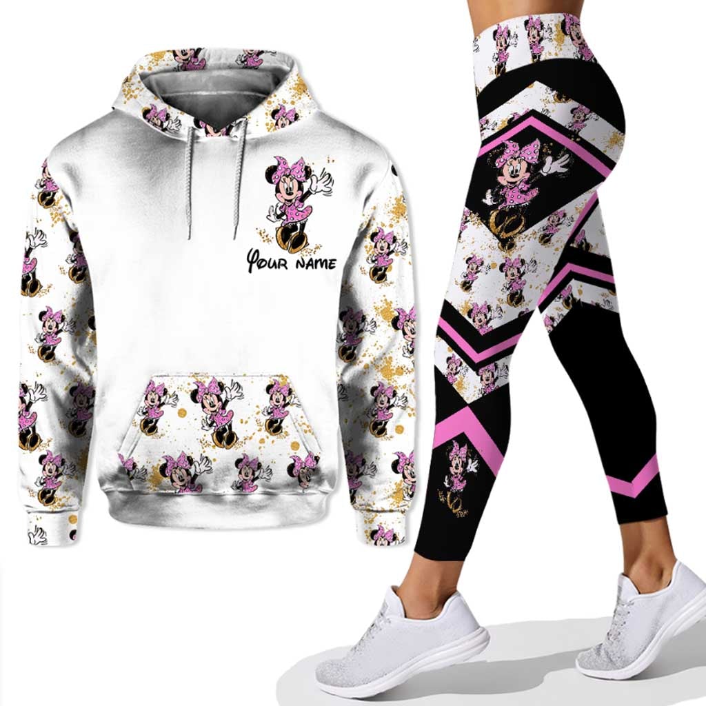 Personalized Mickey Mouse Hoodie and Leggings Set for Kids | Custom Name Gift Hoodie & Leggings GradoCreations