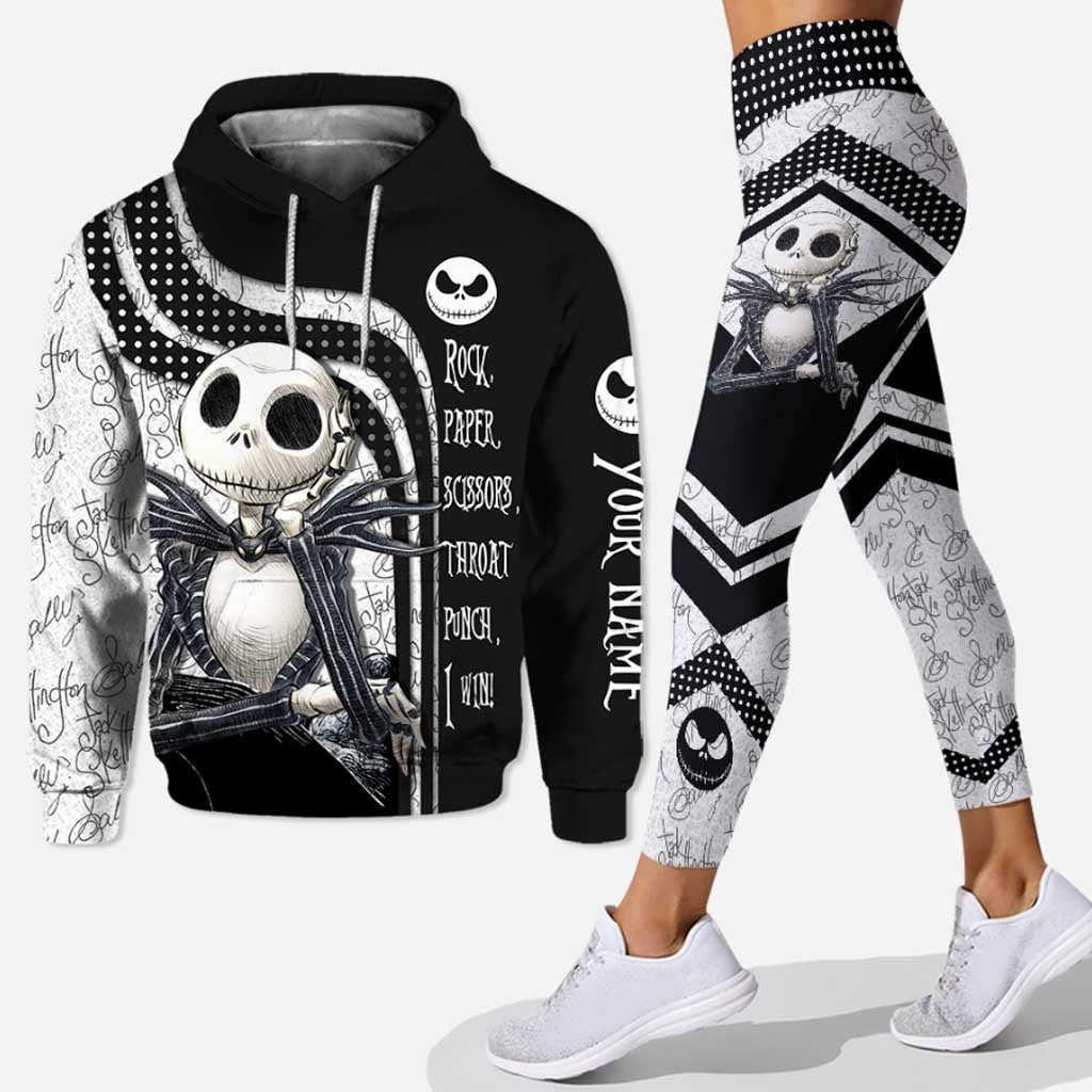 Personalized Nightmare Hoodie & Leggings Set Custom Name Gift for Halloween Hoodie & Leggings GradoCreations