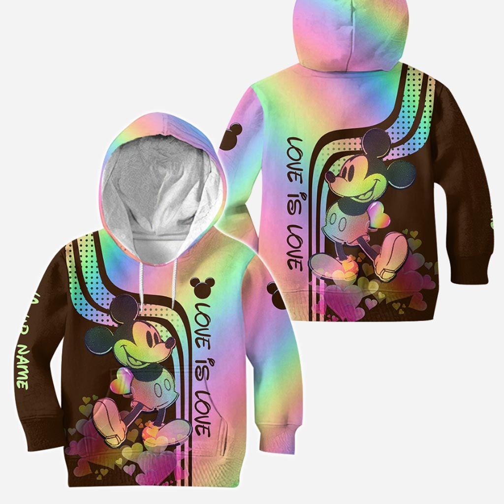 Personalized LGBT Support Hoodie and Leggings Custom Name Gift for Couples Hoodie & Leggings GradoCreations