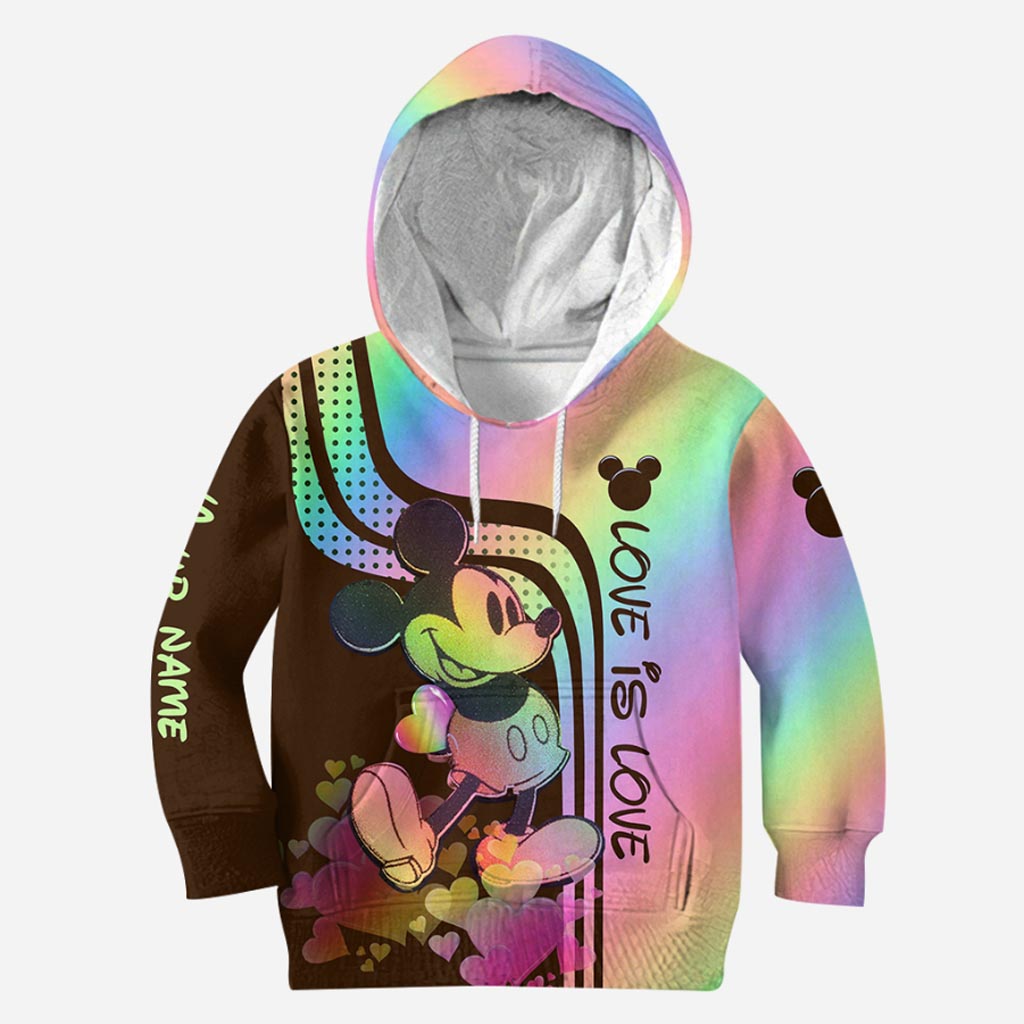 Personalized LGBT Support Hoodie and Leggings Custom Name Gift for Couples Hoodie & Leggings GradoCreations