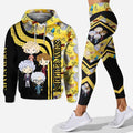 Personalized Stay Golden Hoodie and Leggings Set - Custom Name, Unique Gift for Friends Hoodie & Leggings GradoCreations