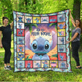 Personalized Ohana Quilt Custom Name Family Gift Cozy Soft Quilt GradoCreations
