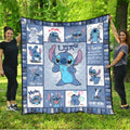 Personalized Ohana Quilt Custom Name Cozy Blanket Gift Quilt GradoCreations