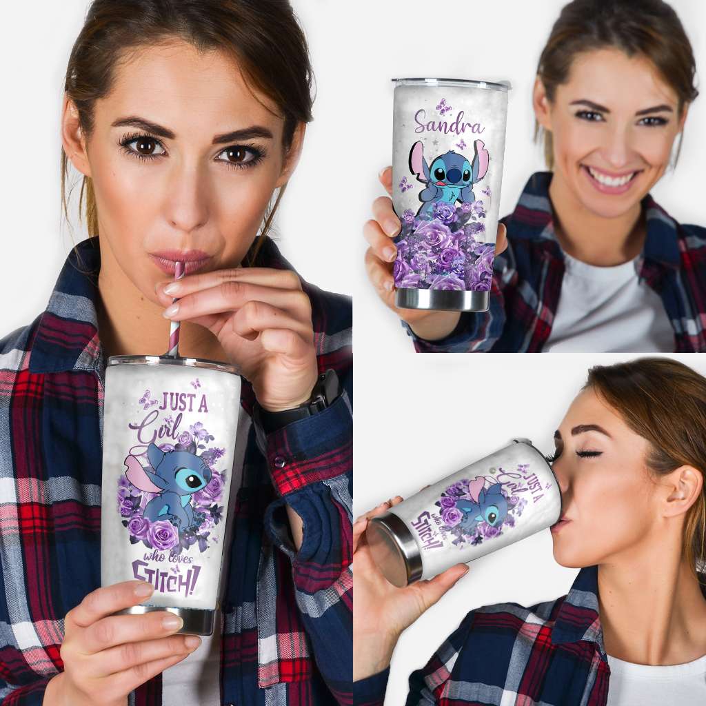 Personalized Ohana Tumbler for Girls with Custom Name and Design Tumbler GradoCreations